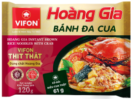 Hoàng Gia Bánh Đa Cua 120g