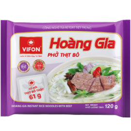 Hoang Gia “Pho” With Beef 120g (Real Meat)