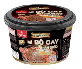 Mì bò cay Hàn Quốc tô 140g